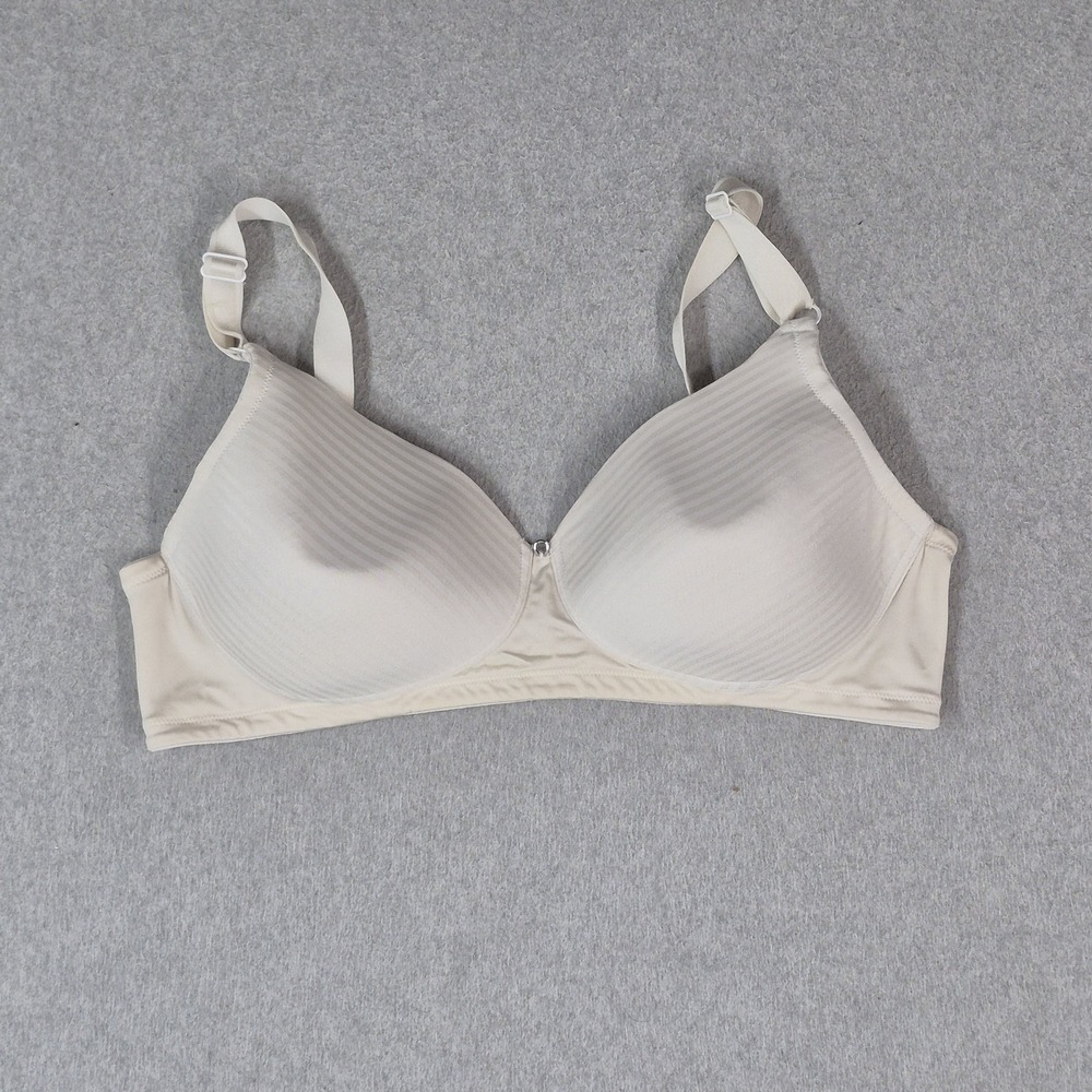 Warners Women Bra 38C White 1291 T Shirt Underwired Strap Adjustable